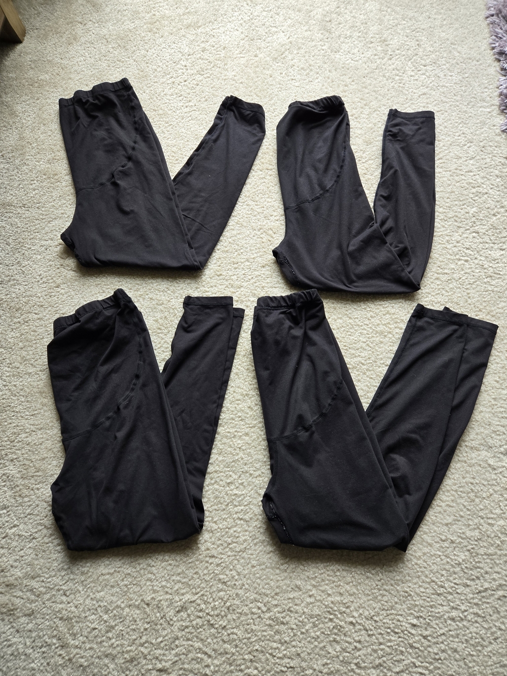 Buttergene Maternity Leggings Buttery-Soft 28'' Maternity Yoga Pants - Set Of 4